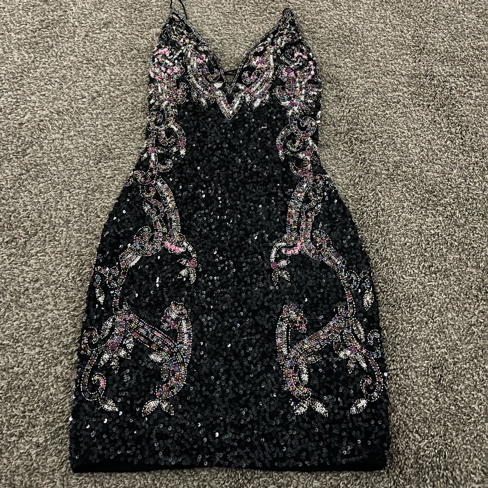 primevara small dress one of a kind hand beaded - Picture 2 of 4